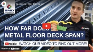 How far does floor deck span